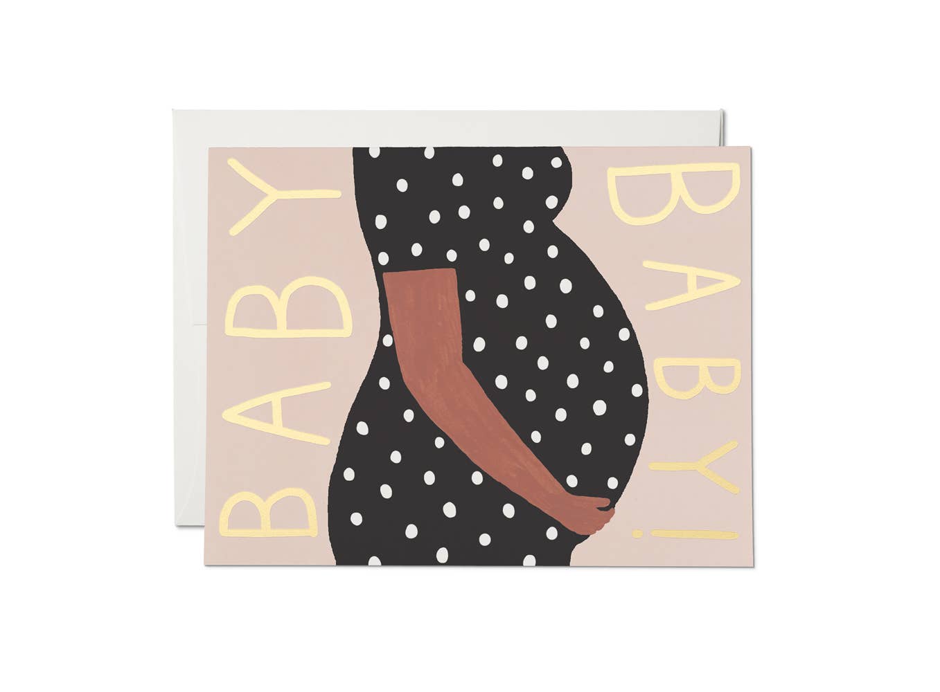Baby Baby Bump Card Red Cap