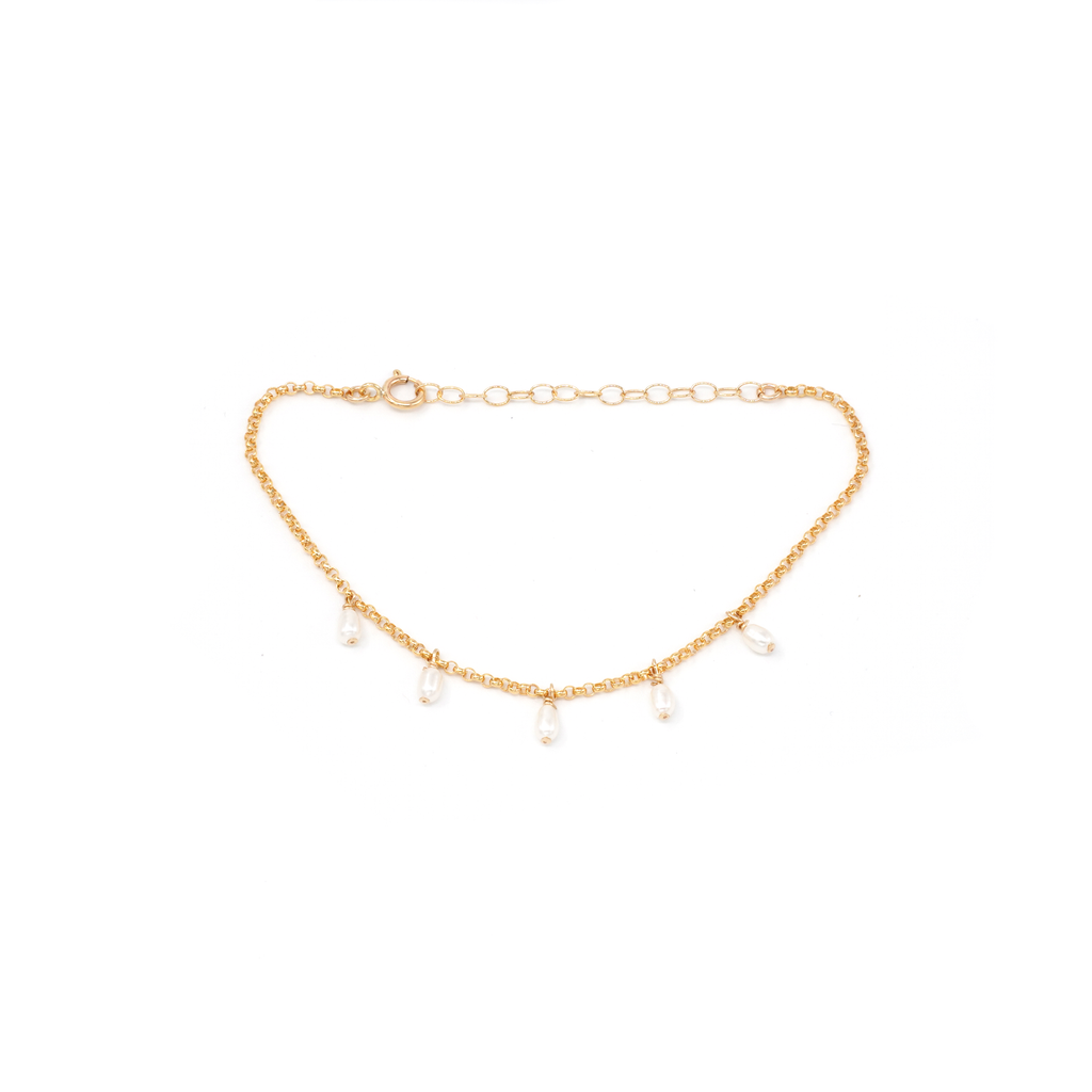 Five Pearl Bracelet