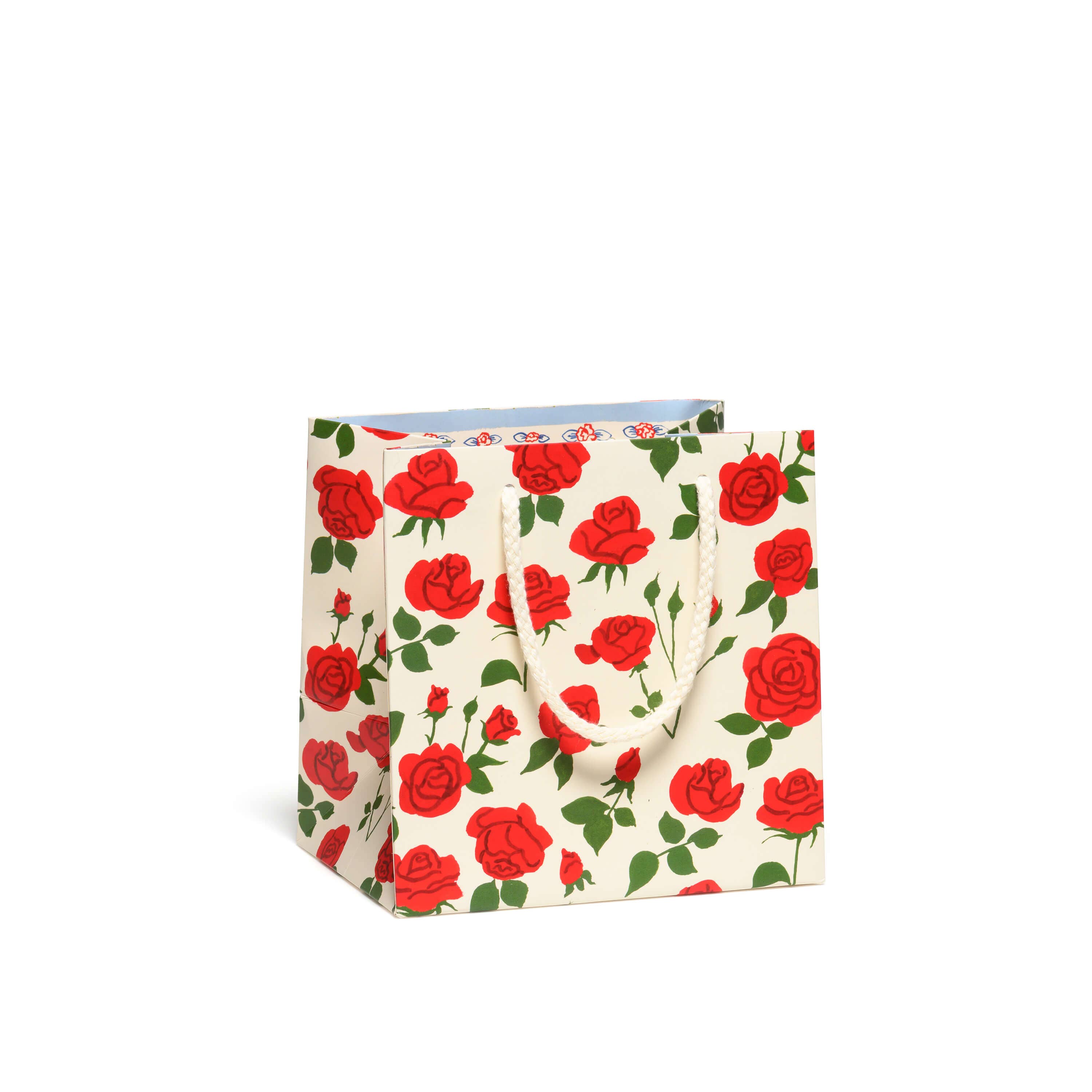 Blooming Roses small gift bag Red Cap