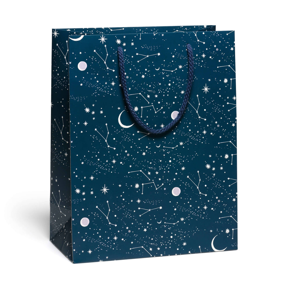 Moon and Stars gift bag Red Cap