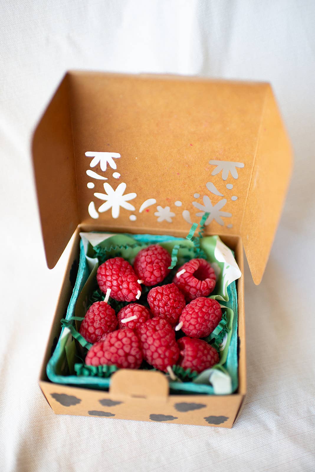 Raspberry Birthday Candles 10