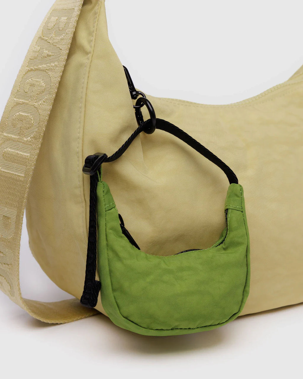 Crescent Bag Charm Green Juice