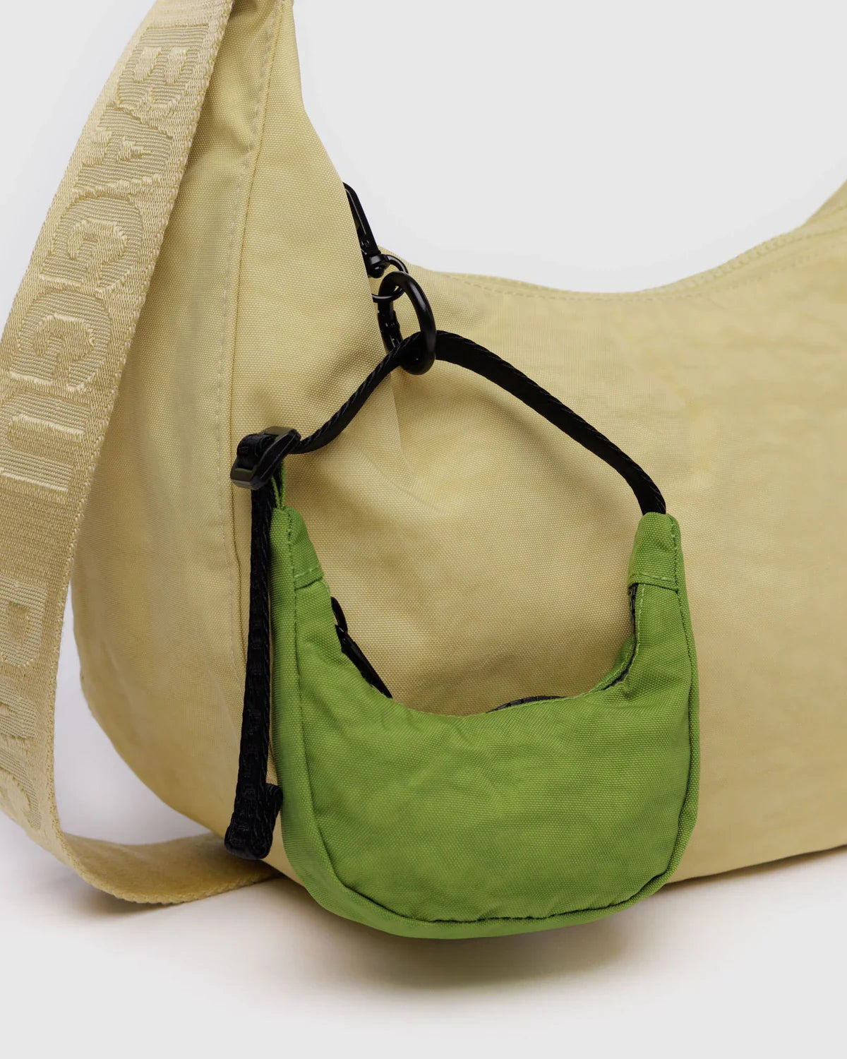 Crescent Bag Charm Green Juice