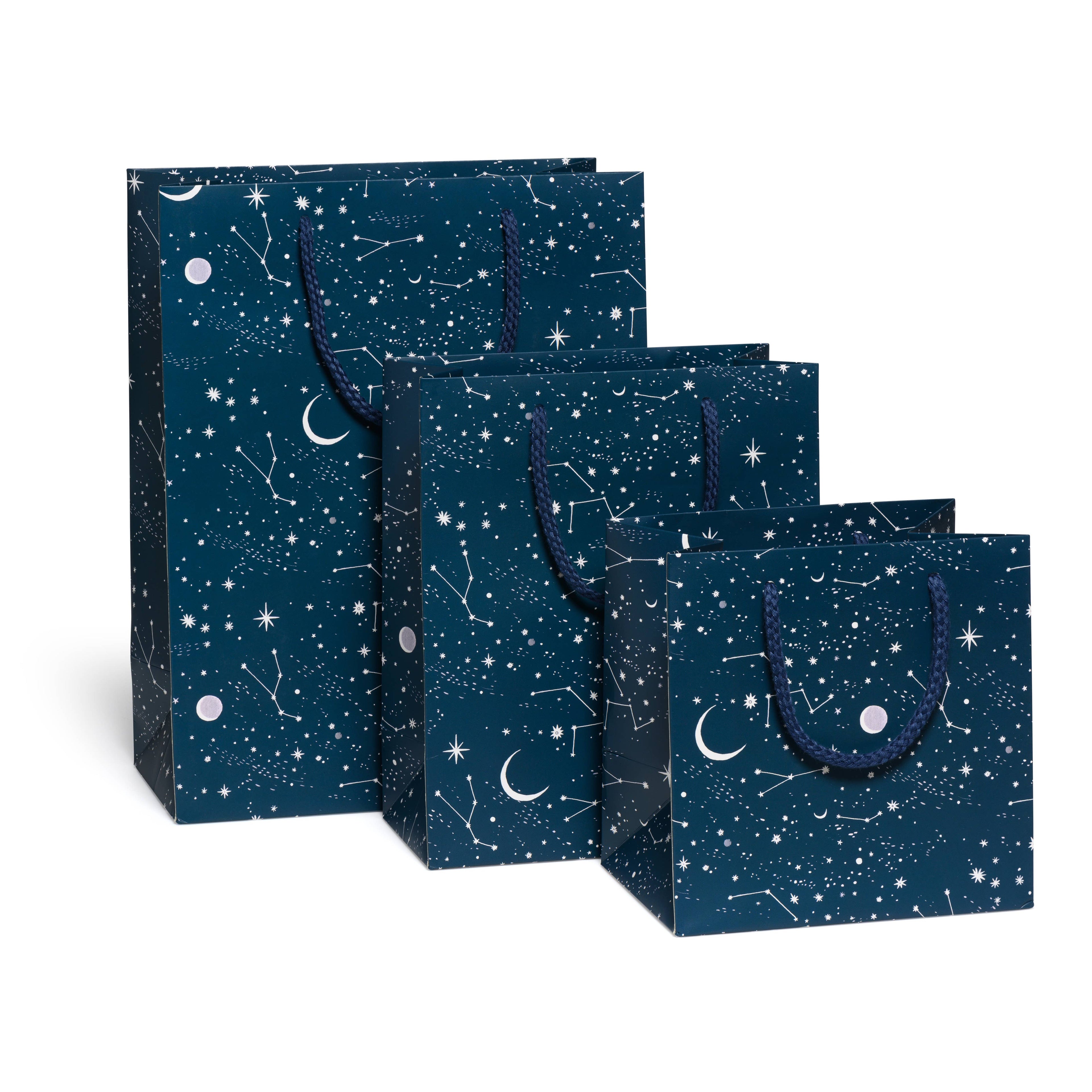 Moon and Stars gift bag Red Cap