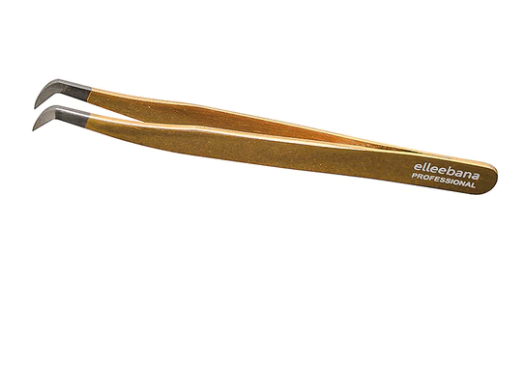L-Foot Gold Finish Tweezer  16348